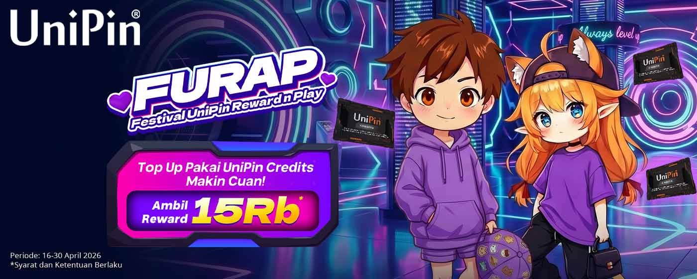 FURAP UniPin Hadir! Top Up Hemat Sekarang!